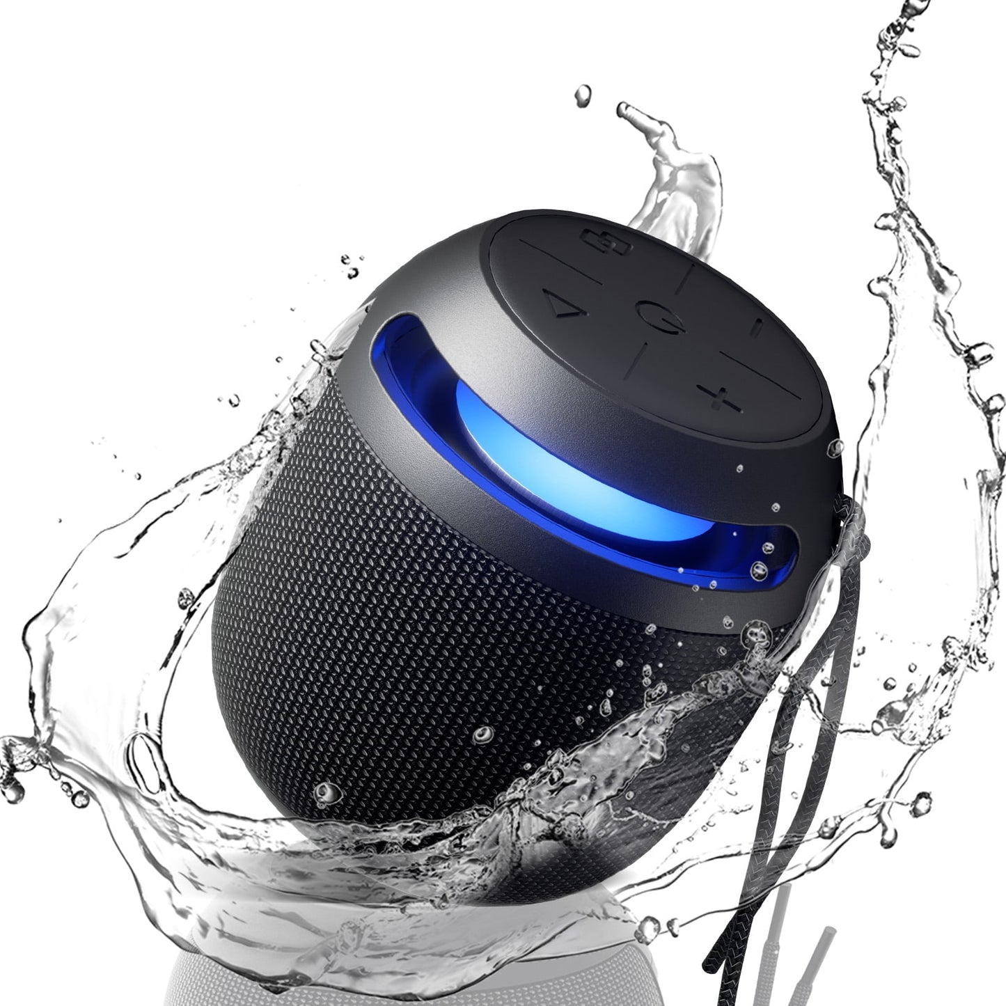 Memorex XBoom Portable Bluetooth Speaker | 24 Hour Battery Life | Waterproof IP67 | 360 Degree Deep Bass | True Wireless Stereo Pairing | 7 LED Mood Light Modes | Built in Mic for Hands-Free Calling