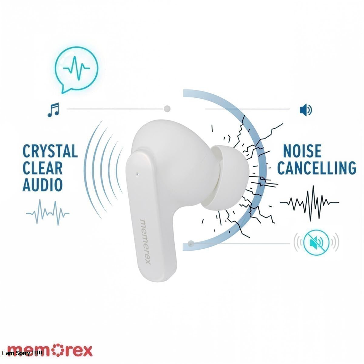 Memorex True Wireless Translation Earbuds | AI Real-Time Language Translation (144 Languages)