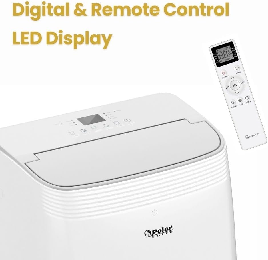 Memorex Polar Elite Portable Air Conditioner – 12,000 BTU ASHRAE