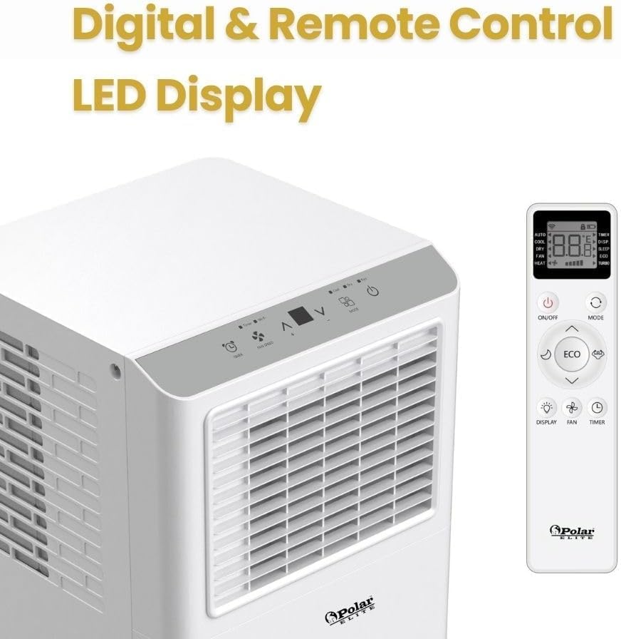 Memorex Polar Elite Portable Air Conditioner – 10,000 BTU ASHRAE