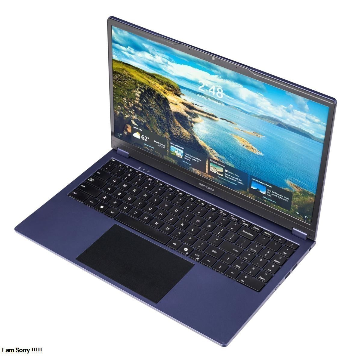 Memorex 15.6” Touchscreen 2-in-1 Convertible Laptop – Intel N100, Wind