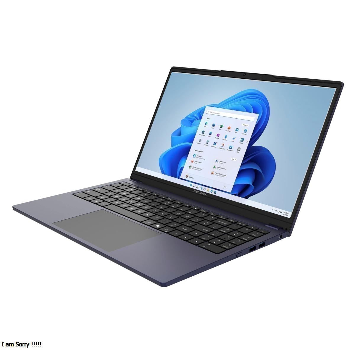 Memorex 15.6” Touchscreen 2-in-1 Convertible Laptop – Intel N100, Windows 11