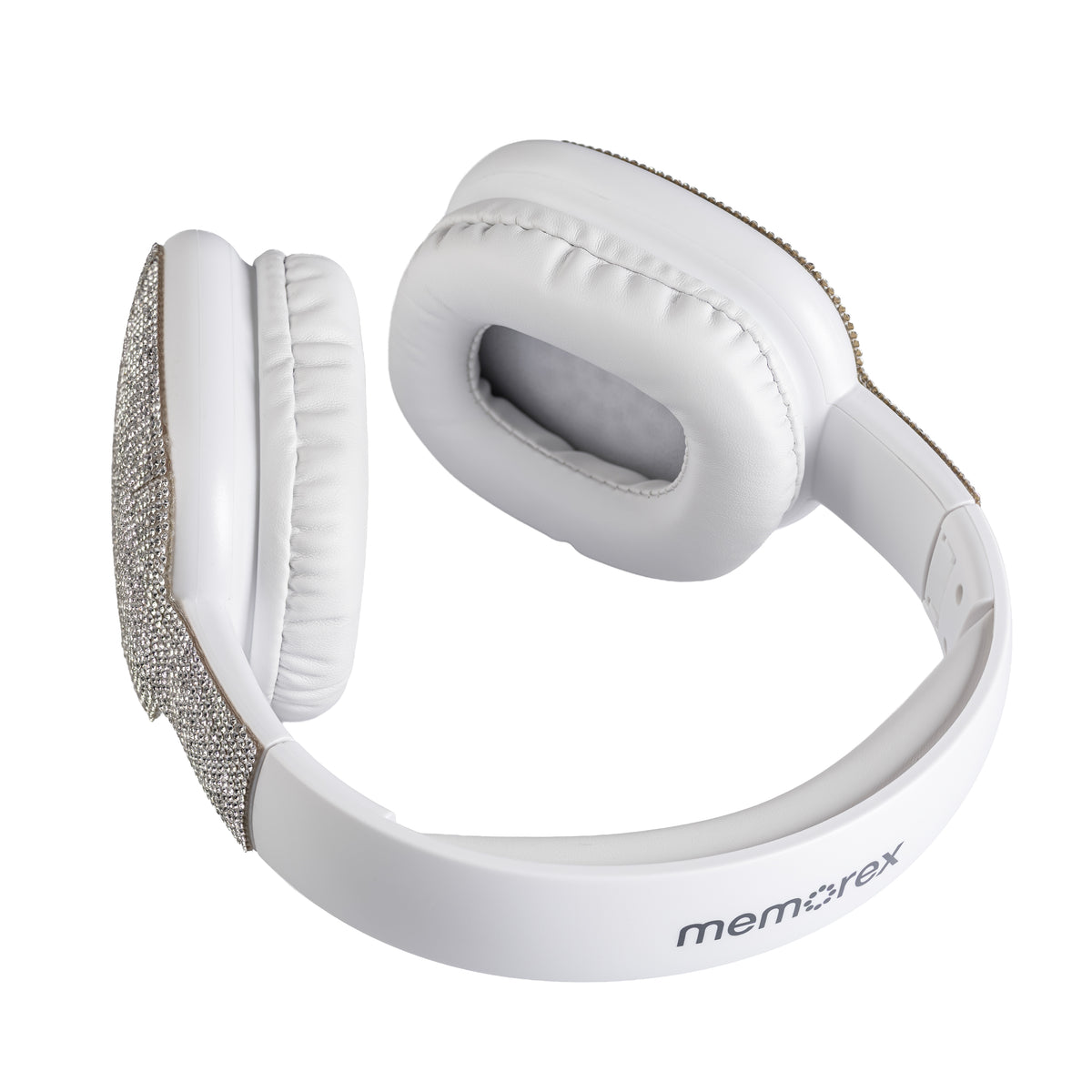 Memorex Faux Diamond-Encrusted Wireless Bluetooth Headphones