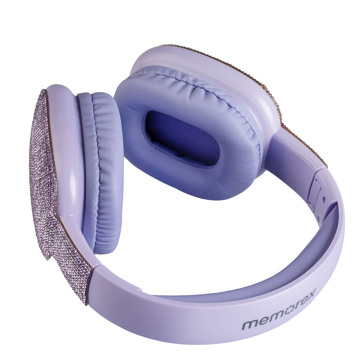 Memorex Faux Diamond-Encrusted Wireless Bluetooth Headphones