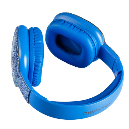 Memorex Faux Diamond-Encrusted Wireless Bluetooth Headphones