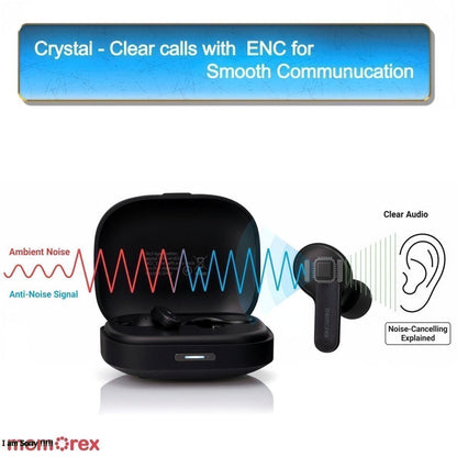 Memorex True Wireless Translation Earbuds | AI Real-Time Language Translation (144 Languages)