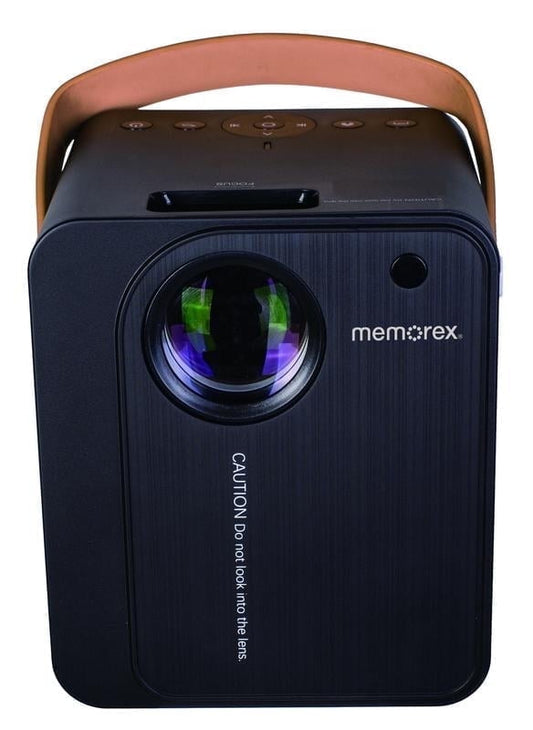Memorex HD Portable Projector Bluetooth 5.3 Mini Projector with Native 720p Resolution