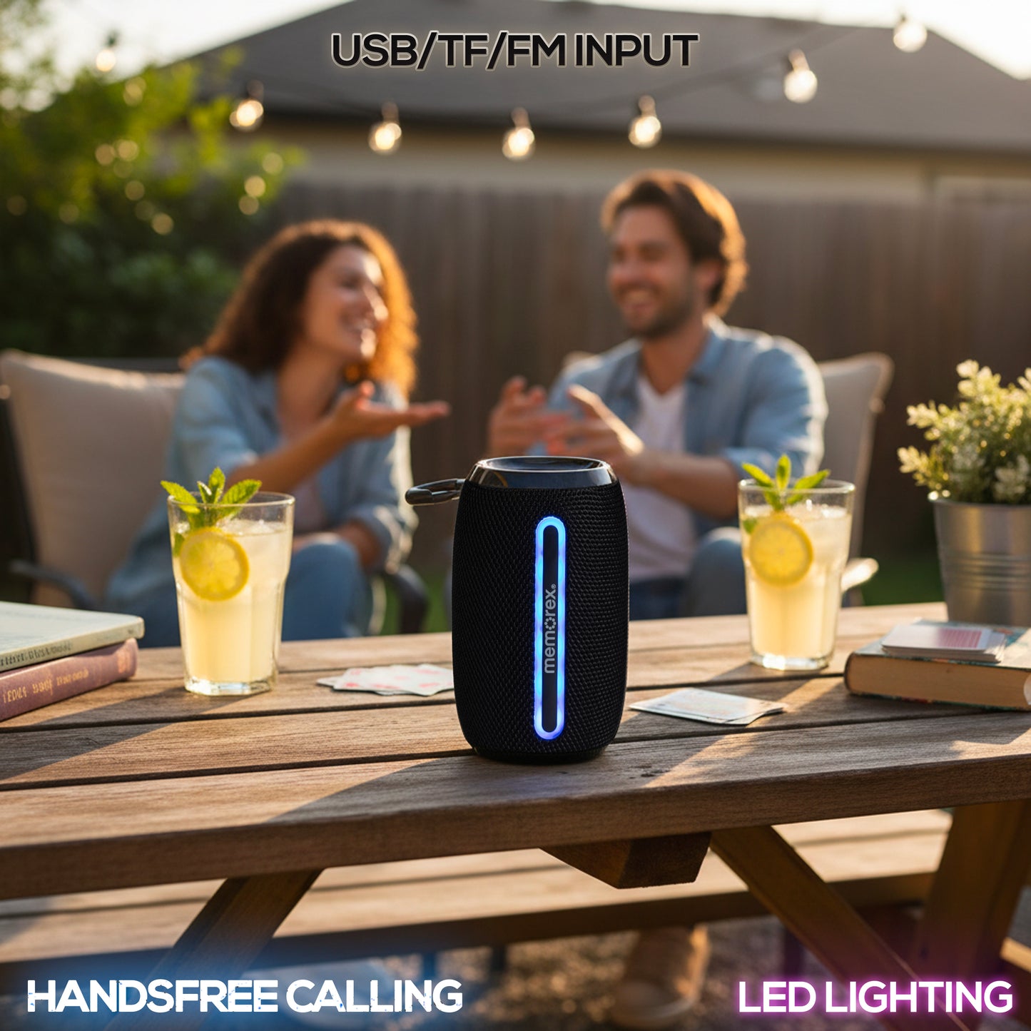 Memorex 3-in-1 Wireless Audio Bundle: Headphones, True Wireless Earbuds & Bluetooth Speaker