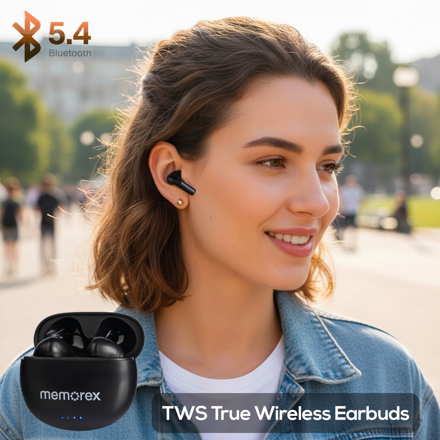 Memorex 3-in-1 Wireless Audio Bundle: Headphones, True Wireless Earbuds & Bluetooth Speaker
