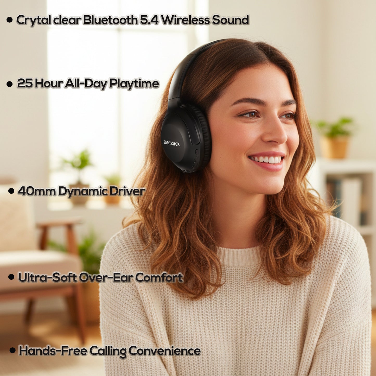 Memorex 3-in-1 Wireless Audio Bundle: Headphones, True Wireless Earbuds & Bluetooth Speaker