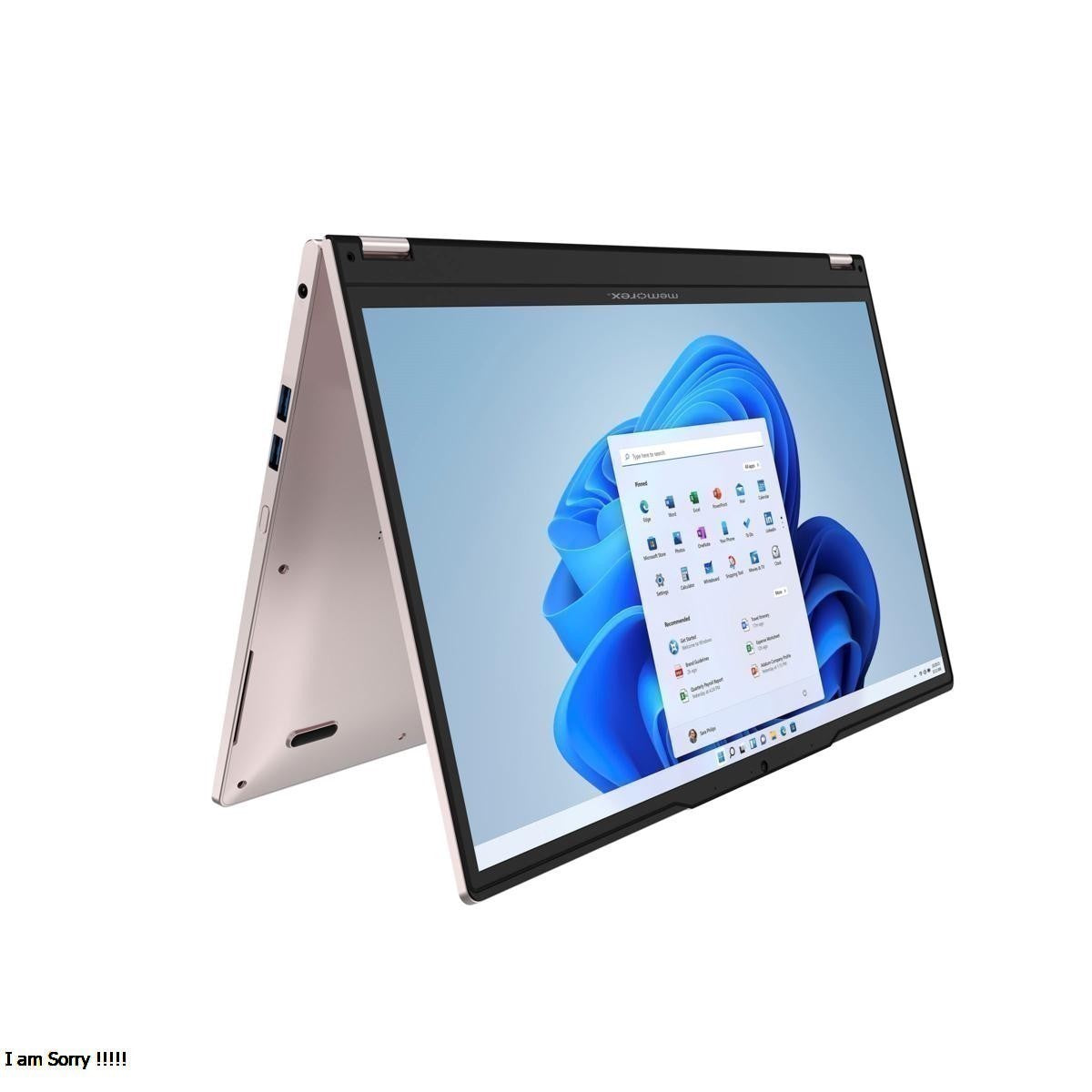 Memorex 15.6” Touchscreen 2-in-1 Convertible Laptop – Intel N100, Wind
