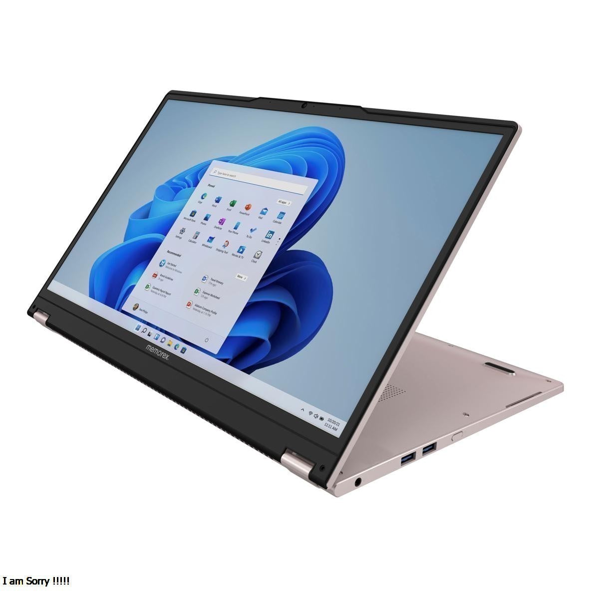 Memorex 15.6” Touchscreen 2-in-1 Convertible Laptop – Intel N100, Windows 11