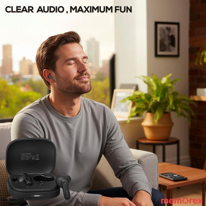 Memorex True Wireless Translation Earbuds | AI Real-Time Language Translation (144 Languages)