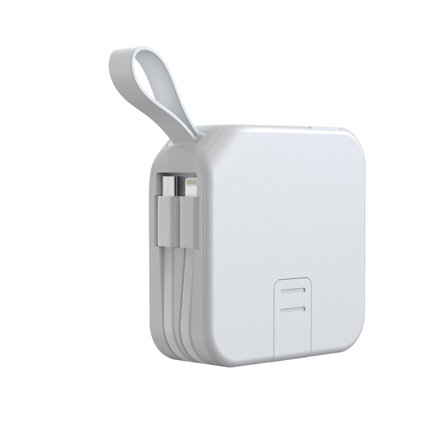 Memorex 5-in-1 Travel Power Bank – 10,000mAh  All-in-One Fast Charging | Built-In Cables | Wireless Charging | Foldable AC Plug | MX-PB10K
